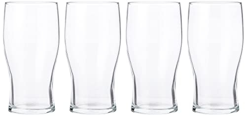 Pasabahce Tulip Pint Glasses 568ml, Pack of 4
