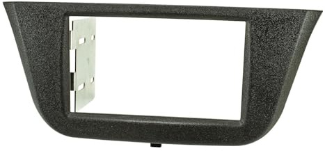 tomzz Audio 2422-000 Doppel DIN Radioblende kompatibel mit Iveco Daily VI ab Bj.2014 schwarz genarbt