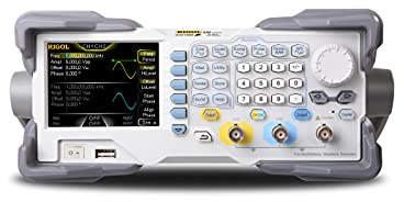 RIGOL Signalgenerator, DG1022Z Funktionsgenerator,25 MHz Ausgangsfrequenz, 2 Kanäle,Verschiedene Modulationsarten,Für Labore und Unterricht