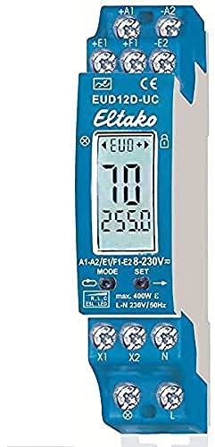 Eltako Digital einstellbarer Multifunktions-Universal-Dimmschalter. Power MOSFET bis 400W EUD12D-UC