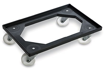 Carrello Per Cassette Portaimpasto Box Service In Plastica Abs cm.60X40 art.1870/ABS Con Ruote