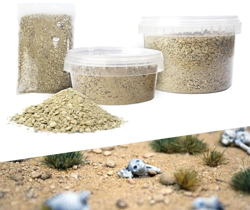 WWScenics Army Coarse Sand | 200g Bag | Wargame Scenery & Basing Material