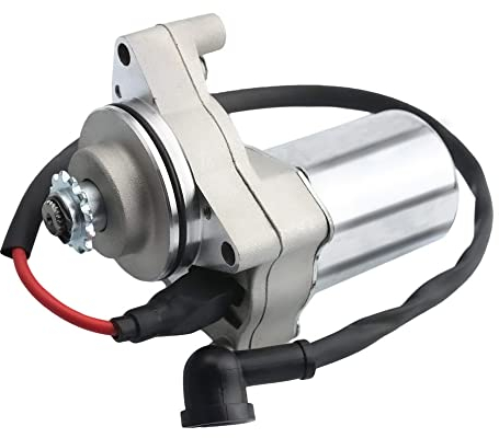 GOOFIT Motor de Arranque 12V Minimoto Go Kart Chinos Top Performance reemplazo para 50cc 70cc 110cc 125cc Pit Bike ATV Quad Scooter Ciclomotor Plata