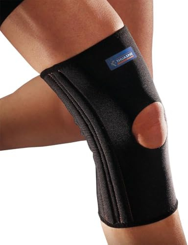 THUASNE Sport - Rodillera Con Férulas - Rodilla Inestable o Dolorida - Limitación De Pérdida De Calor* - Índice De Soporte 2/3 - Dispositivo Médico CE - Talla XL