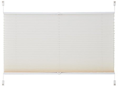 MY HOME Plissee/Faltenstore, my home, »Laholm«, Lichtschutz, Fixmaß, ohne Bohren natur Stufenlos verstellbar (H/B: 130/80 cm)
