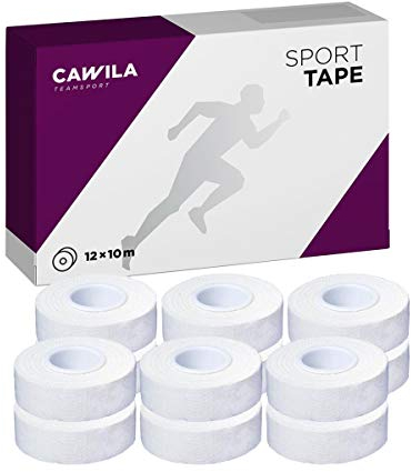 Cawila 12er Set Stutzentape 2,0cm x10m, Sporttape, Fingertape