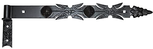 Ladenband Türband Türbänder Torbänder 600 + 16 mm Kloben Schwarz Schmiedeeisen