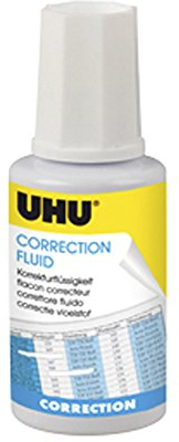UHU 50450 Korrekturflssigkeit Correction Fluid, weiß, 20 ml