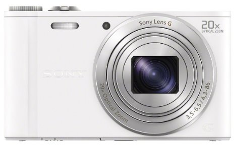 Sony DSC-WX300 Digitalkamera (18,2 Megapixel, 20-fach opt. Zoom, 7,5 (3 Zoll) LCD-Display, Full-HD, micro HDMI) weiß