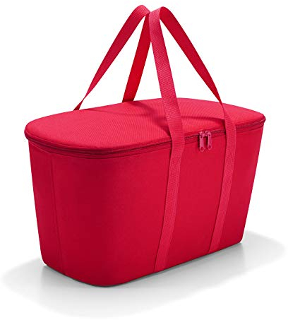 reisenthel coolerbag in Rot – Kühltasche aus hochwertigem Polyestergewebe – Ideal für das Picknick, den Einkauf und unterwegs