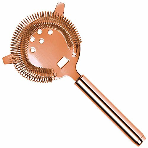 Urban Bar Hawthorne Cocktail Strainer with Spring, Copper Finish 20cm Model UB3080