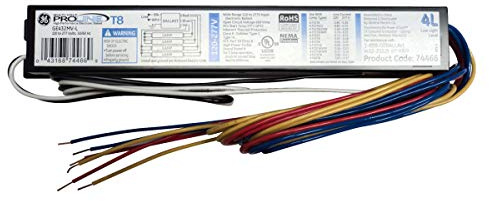 GE UltraMax Proline Electronic Ballast, 120/277 Volt Instant Start Ballast, Low Power Ballast Factor, Ballast for Fluorescent Light (3) or (4) Lamp T8, Compatible with F32T8/WM and F17T8