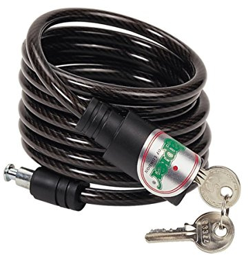 Napier Security Cord Cable Lock - is 264cm (104) Long, Supplied with Two Keys