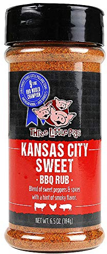 Three Little Pigs BBQ 'KC Sweet' BBQ Rub - 178g (6.28 oz)