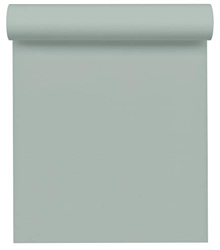 A.S. Création Vliestapete Spot Tapete Uni 10,05 m x 0,53 m blau grün Made in Germany 309631 3096-31