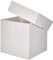Decora, 0339477 Boîte à gâteau, Idéale pour Transporter et Conserver des gâteaux décorés, Conditionnée Individuellement, 30,5 x 30,5 x H 30 cm, Blanc