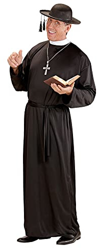 W WIDMANN MILANO Party Fashion - Costume prete, tunica, chierico, sacerdote, costumi in maschera
