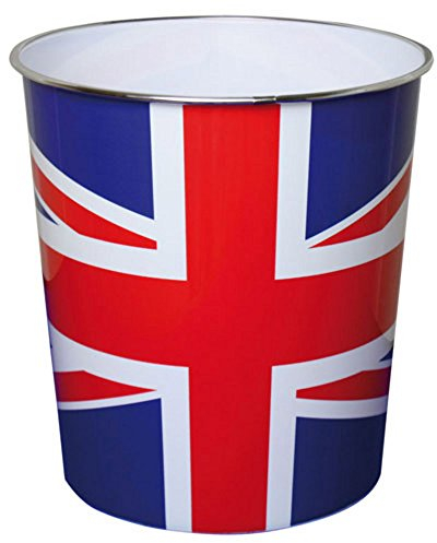 JVL - Cestino, Motivo: Union Jack, 25x26,5 cm