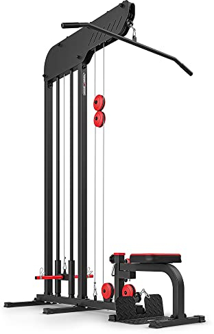 Marbo Sport Station à poulie avec siège station de traction haute et basse MS-W101
