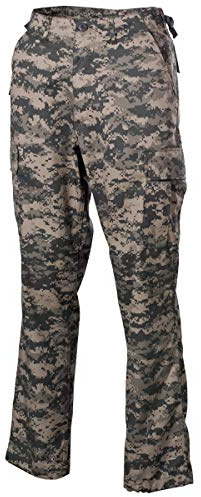 MFH US BDU Combat byxor för män svart, På Digital, 3XL