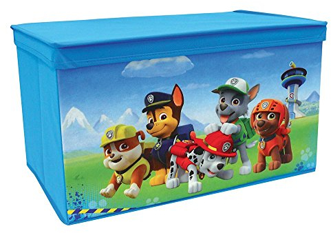 Fun House 712540 Pat' Patrouille Spielzeugkiste, faltbar, Polyester, blau, 55,5 x 34,5 x 34 cm