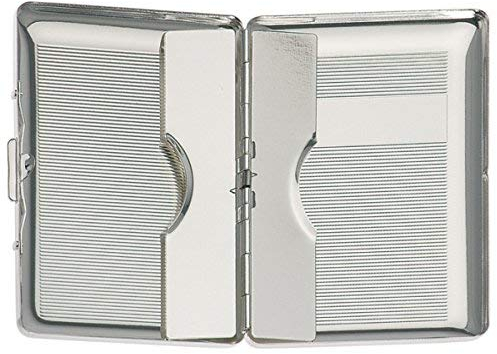 SILBERKANNE Visitenkartenetui Kreditkartenetui 9,5x6 cm Premium Silber Plated edel versilbert in Top Verarbeitung. Fertig zum verschenken mit schicker Geschenkverpackung