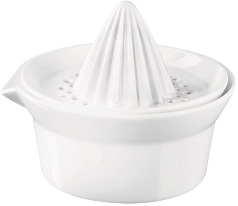 ASA 52070017 Zitronenpresse, Porzellan, weiß, 12x12x9.5 cm