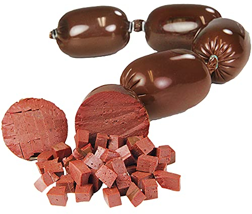 Schecker Hundewurst - DTS-5 (Dog Trainer-Spezial) - die Hundesport-Wurst - 350 g (5 Stück) - mit Fleisch