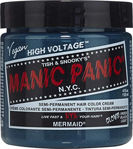 Manic Panic - Mermaid Classic Creme Vegan Cruelty Free Blue Semi Permanent Hair Dye 118ml