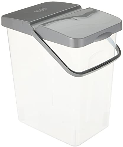 BranQ - Home essential - Universeller Behälter für Waschpulver und Aufbewahrung, Unibox mit Deckel, BPA-frei, 10 L