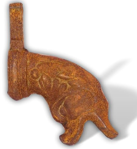 aubaho Brunnen Wasserspeier Drache Brunnenauslauf Eisen Antik-Stil
