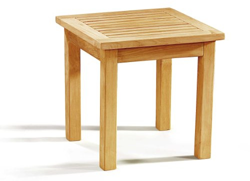 Jati Teak Wood Occasional Square Garden Side Table Brand, Quality & Value