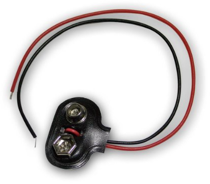 world-trading-net - 5er Pack Batterieclip für 9-V Blöcke, T-Form, Kunststoff