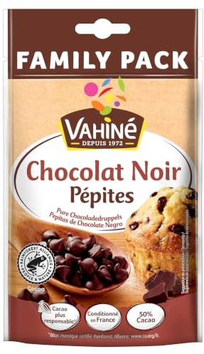 Vahiné chunks chocolat noir maxi format 200g