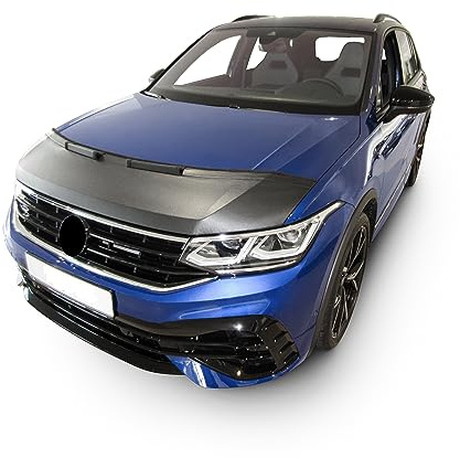AB-00819 Auto-BRA kompatibel mit VW Volkswagen Tiguan Bj. 2016-2023 Haubenbra Steinschlagschutz Tuning Bonnet Bra