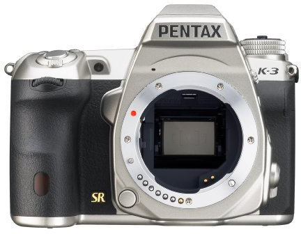 Pentax SLR K 3 Premium Edition Fotocamera Digitale, 24 mp, display LCD da 8.1 cm 3.2 pollici, Live View, full HD, Argento