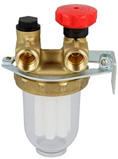 Afriso Heizölfilter 3/8, Zweistrangfilter mit Sinterkunststoffeinsatz für PKW, LLKW