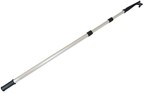 B Baosity Aluminium Bootshaken Teleskop Enterhaken Ausziehbar Schleusenhaken