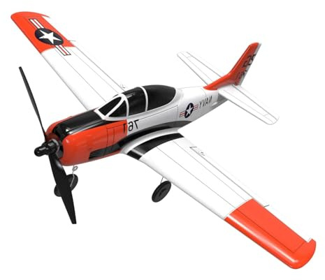 volantexrc T28 Trojan 4-Kanal RC Flugzeug m. 6-Achsen-Gyro o. Sender/Akku | 761-9 PNP Version