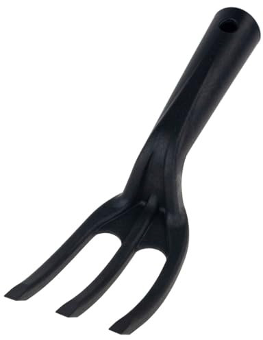 Rastrillo manual pequeño para jardinería R CULTIVATOR , dimensiones (mm) 270x78x54, color Negro