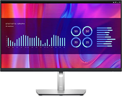 Dell P Series P2723de Monitor Pc 68,6 Cm [27] 2560 X 1440 Pixel Quad Hd Lcd Nero, Argento (leD-Monitor - 68.6 Cm [27] - Warranty: 12m)