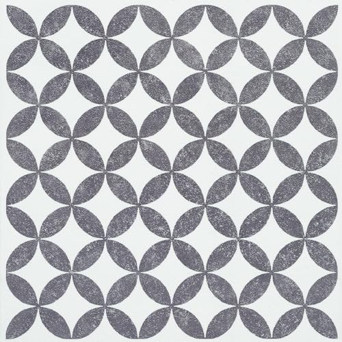d-c-fix 6 vinilos azulejos adhesivos de pared Amria gris 15x15 cm - paneles decorativos lavables pegatinas baldosas decoración revestimiento PVC - para baño, cocina