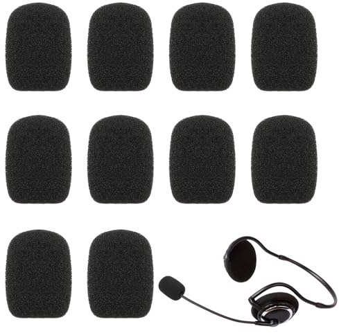 Molain Popschutz Mikrofon, Mikrofon Windschutz Abdeckung, Schaumstoff Mikrofon, Mikrofon Windschutz Staubdicht Mic Cover Schaumstoff Pop Schutz Mikro mit Guter Elastizität Kontraktilität (10)