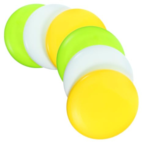 BESPORTBLE Lot de 6 Disques de Golf en PE, Petit Disque de Remplacement pour Disc Golf, Facile à Utiliser et Résistant la Déformation, pour Activités en Plein Air et Parc