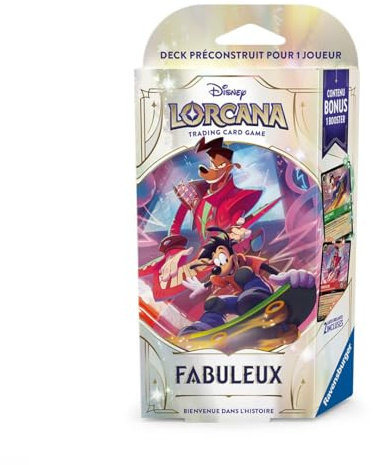 Ravensburger Disney Lorcana TCG - Deck preconstruido 1 Jugador - Fabuloso - Dingo & MAX - A Partir de 8 años