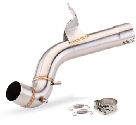 SQNYDH Scarico Tubo Tubo di Collegamento per Motocicletta per BMW F750GS F850GS F 750 850 GS ADV 2018-2022, Adattatore per Tubo di Scarico Intermedio Motociclette Marmitta(Colore 2)