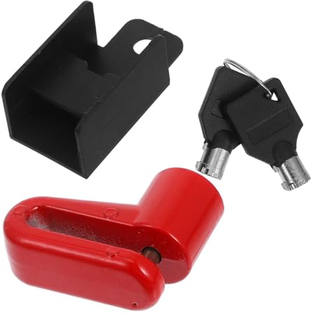 GALPADA Candado Antirrobo Disco Freno para Moto y Bicicleta y Portátil con Llaves Dobles Seguridad Reforzada para Protección Diaria