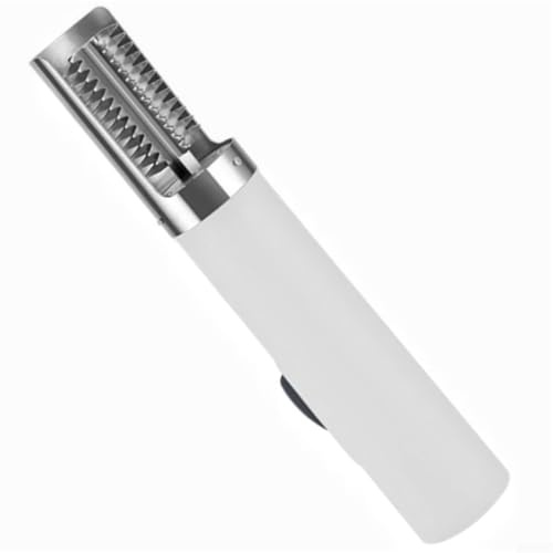 1 x brosse électrique pour détartreur de poissons, détartreur de poissons, design automatique sans fil (blanc)