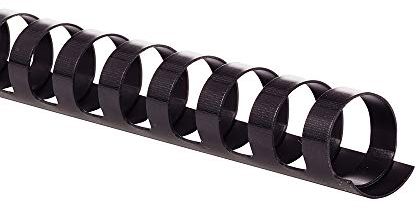 GBC Binderücken Spiralen Spulen 130 Folien 100 Pack schwarz