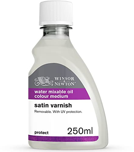 Winsor & Newton Artisan 3039727 Olio – Vernice per colori ad olio miscelabili in acqua – Vernice satinata, flacone da 250 ml